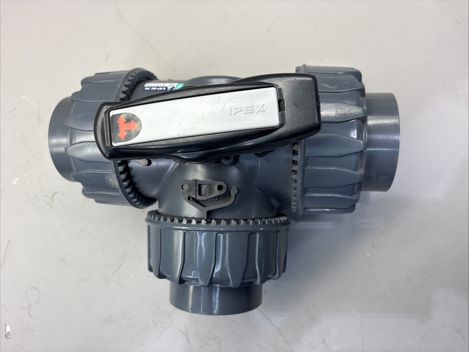 IPEX FKM 63-2"DN 50, 3 Way TKD Dual Block Ball Valve 015214