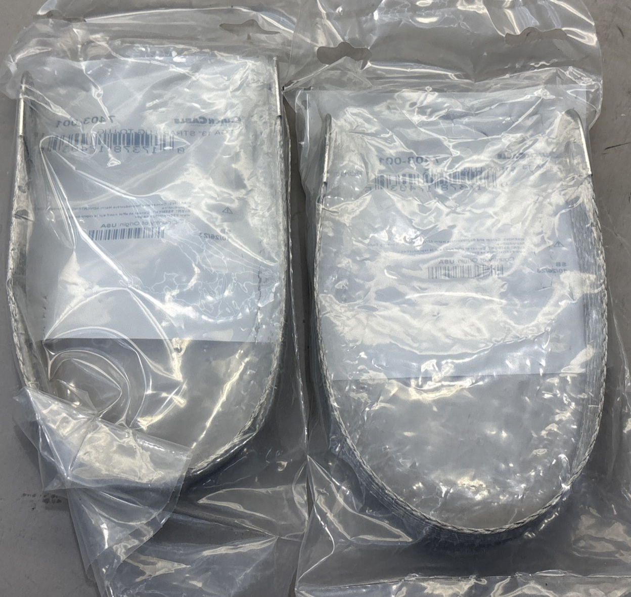 LOT OF 2 Quick Cable 7403-001 4 Gauge 13" Strap Lug To Lug Braided Ground Cable