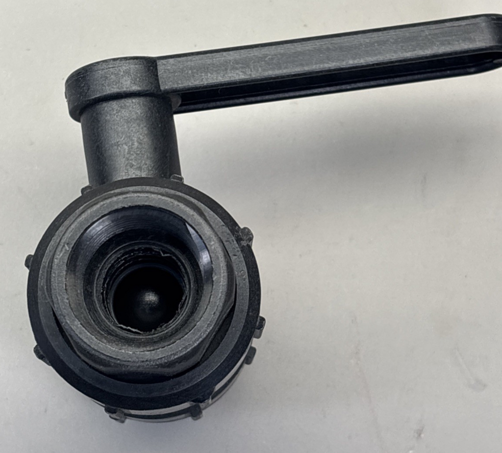 NEW Green Leaf 1” NPT EDPM O-rings 125 PSI Max Polypropylene Ball Valve TU100EL