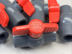 (5-Pack) Hayward QVC 1/2" UPVC Ball Valve, Compact, Threaded Ends,