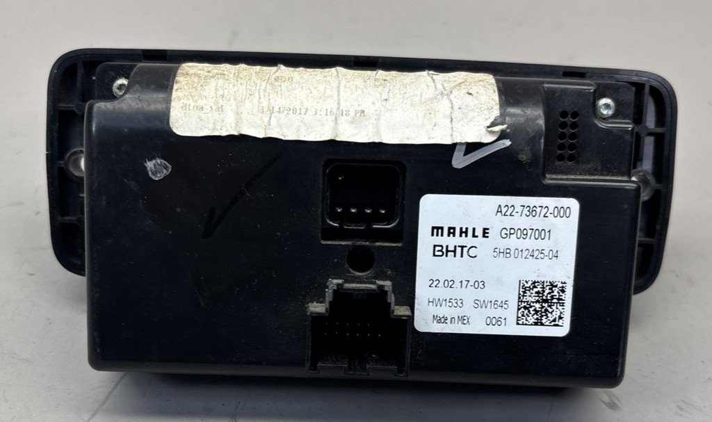 Replaces A22-73672-000 2019 FREIGHTLINER CASCADIA 126 TEMPERATURE CONTROL