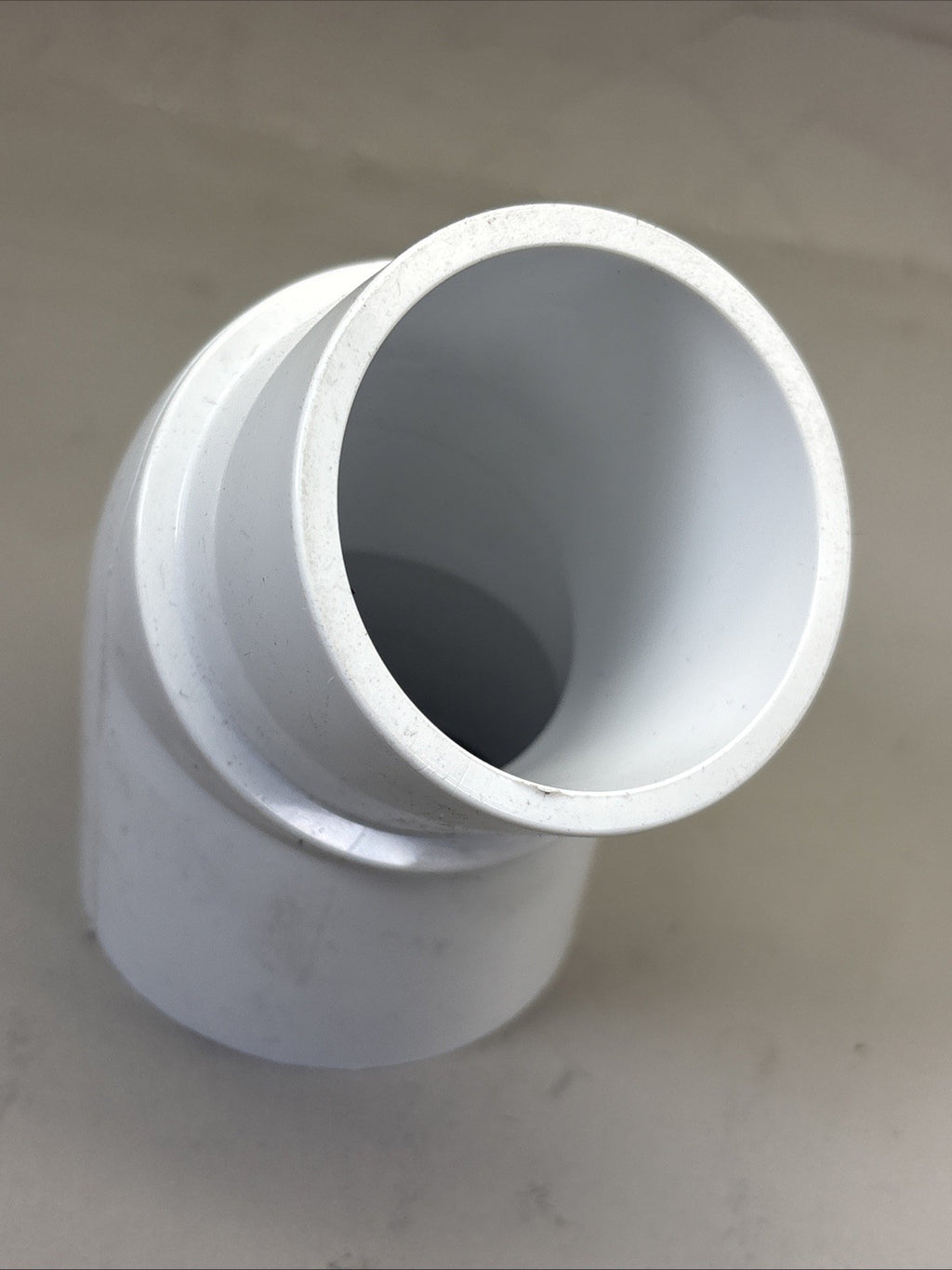 LOT OF 4 LASCO 2" SCH40 PVC STREET 45 DEGREE ELBOW SPIG X SOC