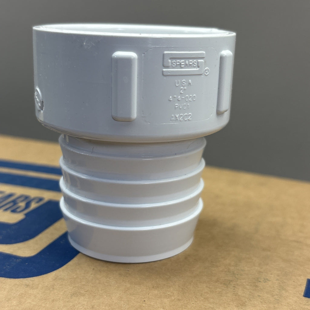 Spears 474-020 2" PVC Schedule 40 Insert x Socket Adapter (25 pack)