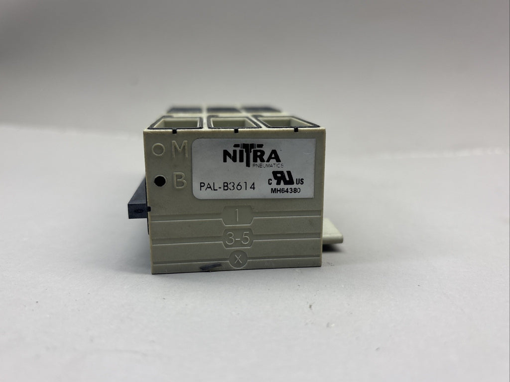 Nitra Pneumatics PAL-B3614 PAL-Series Solenoid Control Valve Modular Base