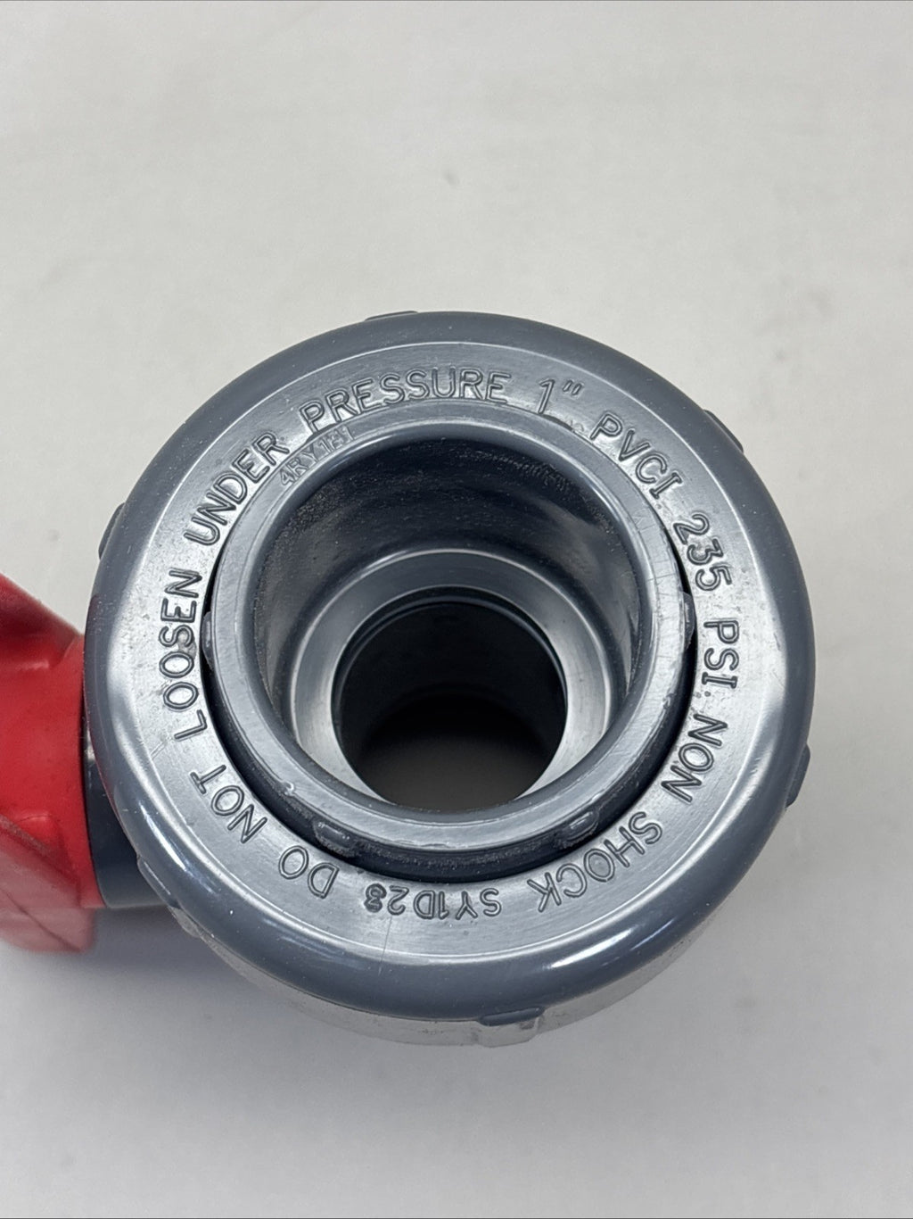 New Spears 2422-010G Single Entry Ball Valve, 1" Socket End Style, PVC