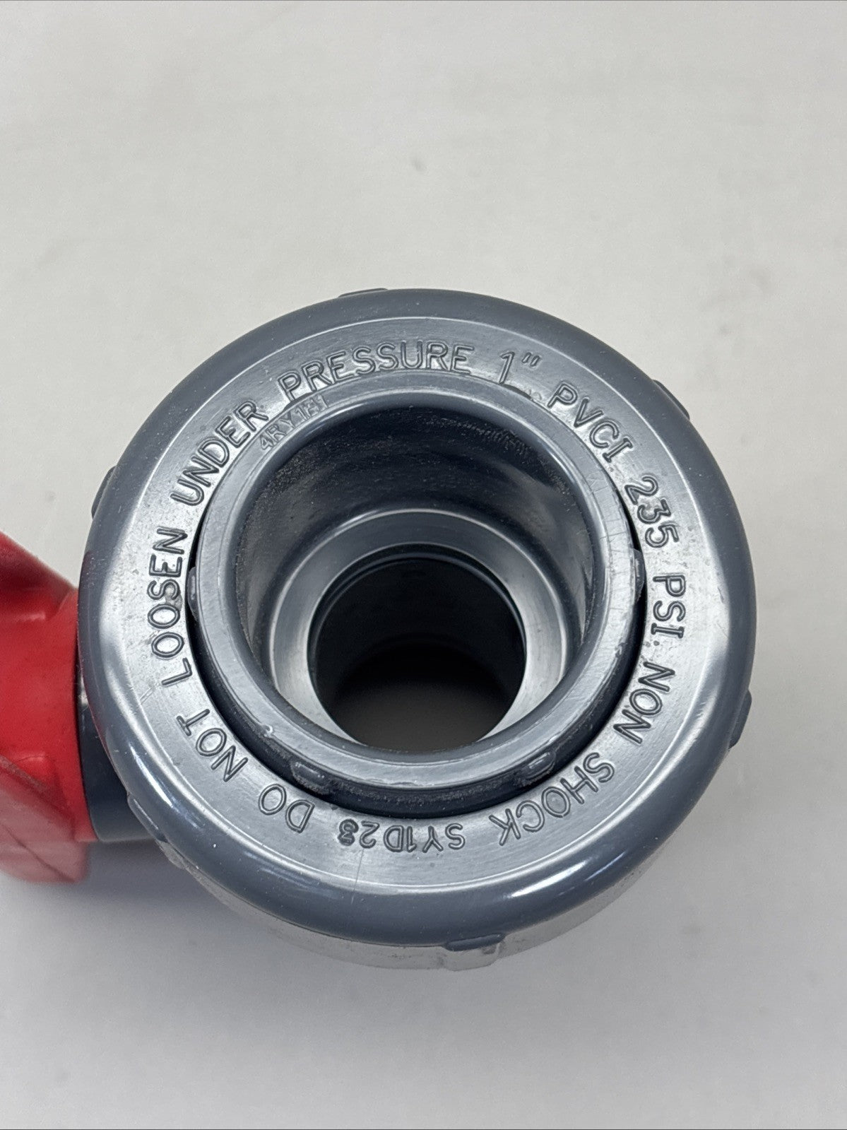 New Spears 2422-010G Single Entry Ball Valve, 1" Socket End Style, PVC