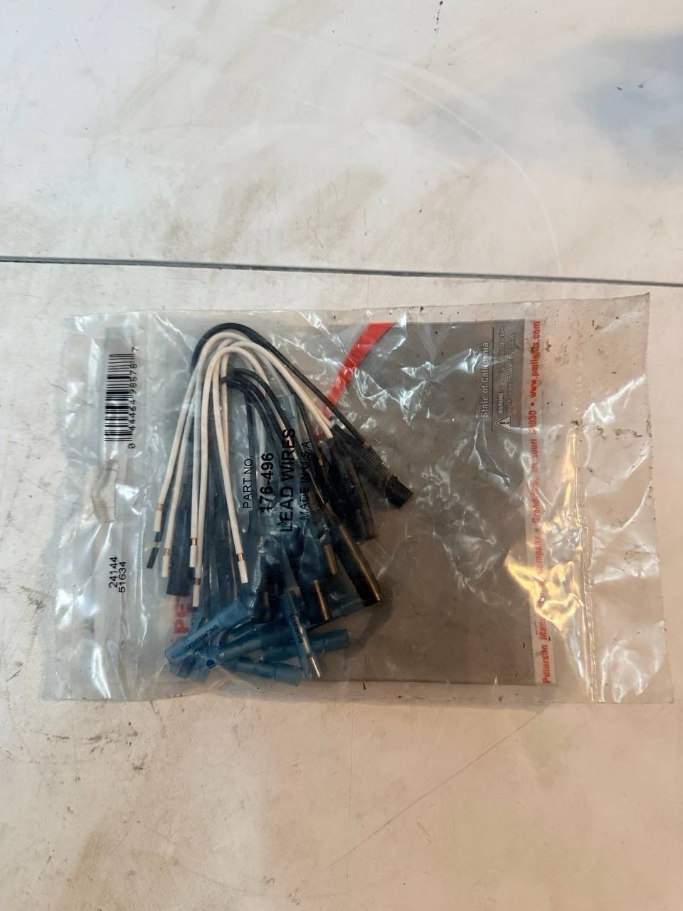 Product Code: PET-176-496 Manufacturer Code: 176-496  Lead Wire Kit, Lead Wires