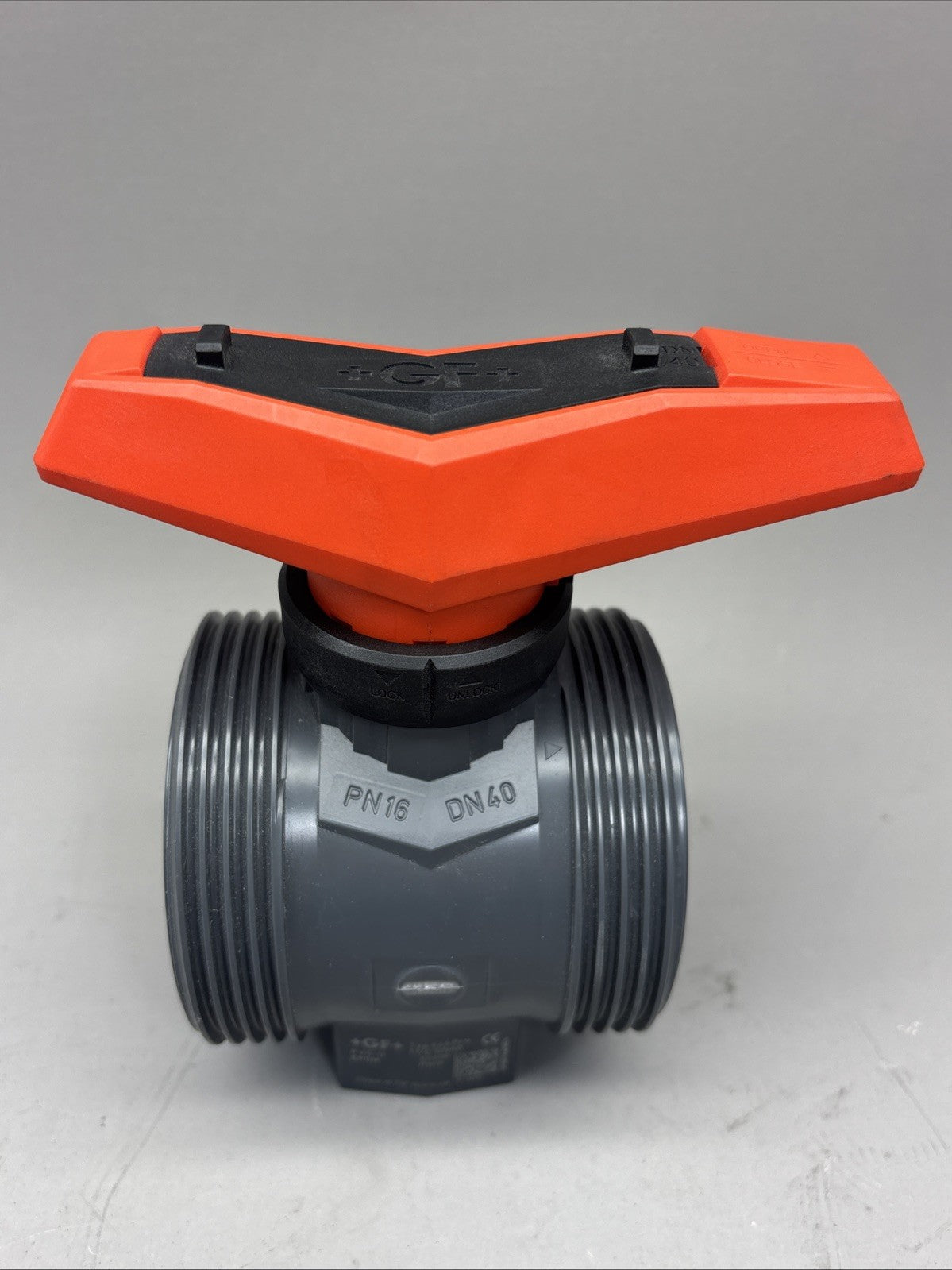 Georg Fischer Lockable Ball Valve 1 1/2" DN40 PVC-U EPDM Typ 546 Pro PN16
