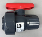 New Spears 2422-010G Single Entry Ball Valve, 1" Socket End Style, PVC