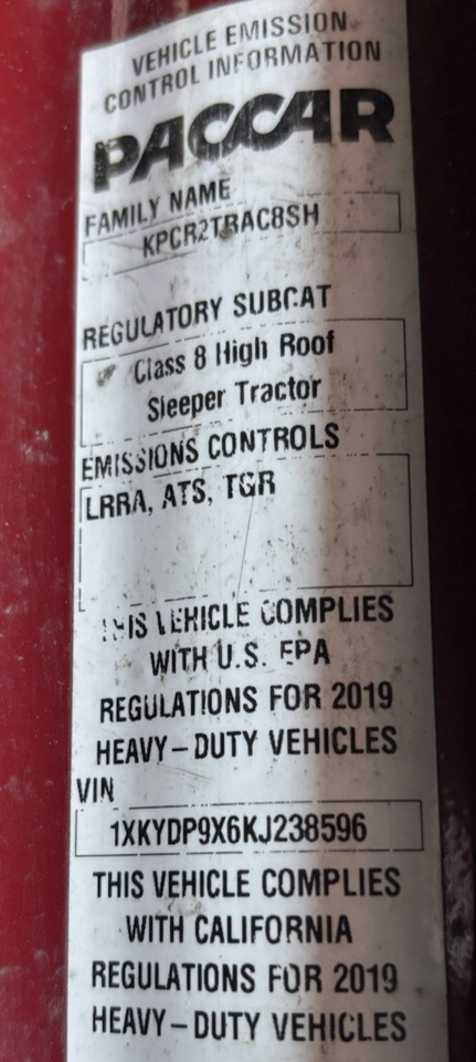2128145 Genuine Paccar EGR Control Valve