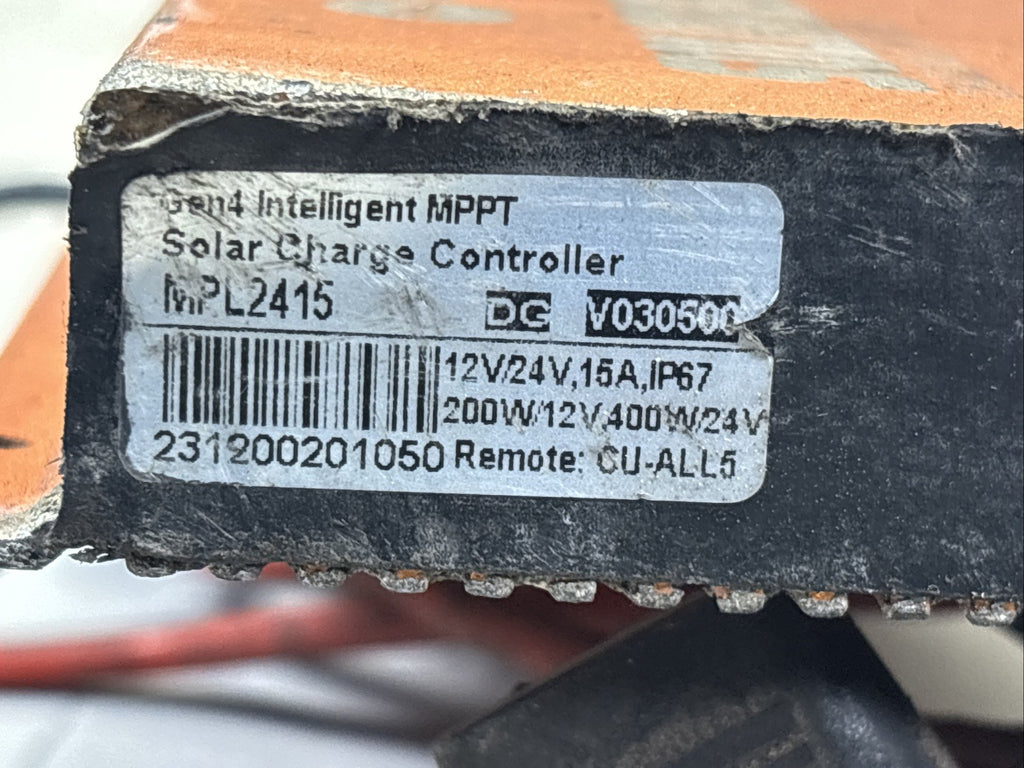 SOLARBOLT CHARGING SYSTEM MPPT CONTROLLER GEN4 MPL2415 DG V030500