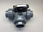 IPEX FKM 63-2"DN 50, 3 Way TKD Dual Block Ball Valve 015214