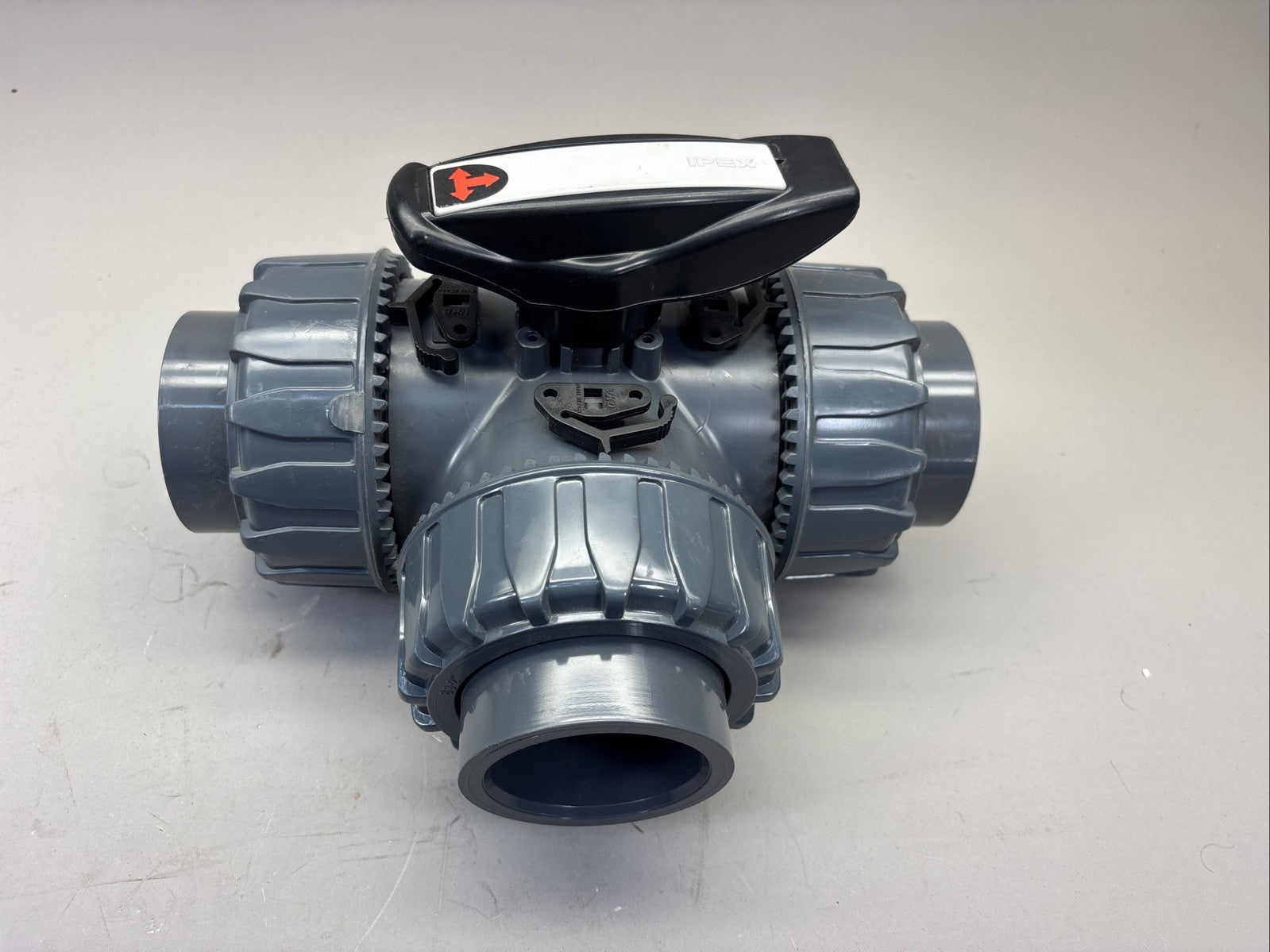 IPEX FKM 63-2"DN 50, 3 Way TKD Dual Block Ball Valve 015214