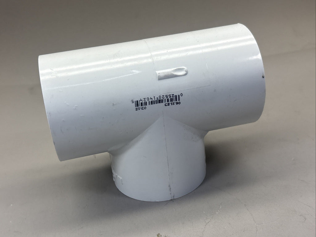 LOT of 6 LASCO 2in PVC Tee Fitting, Slip Socket Tee, Sch 40 401-020