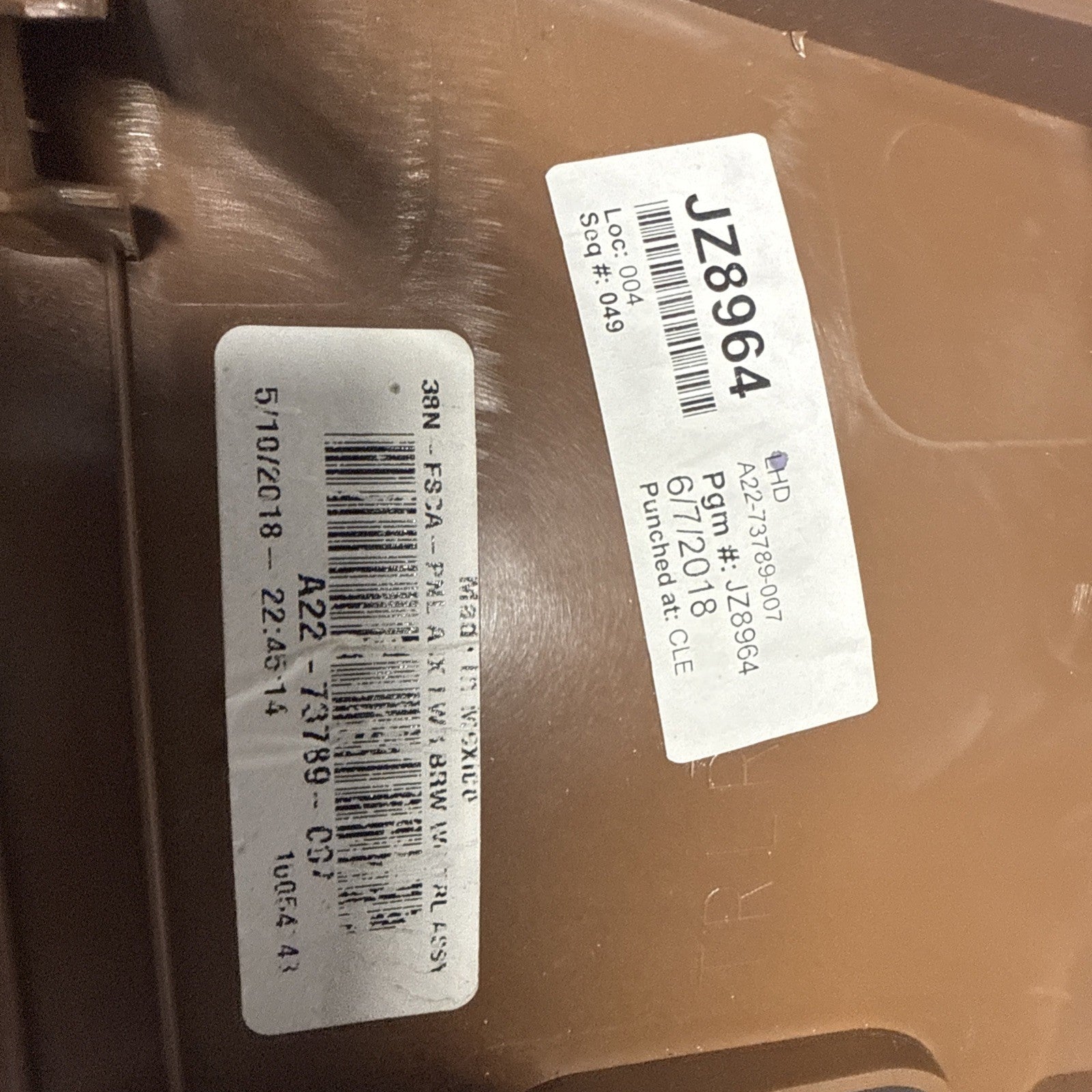 A22-73789-007 FREIGHTLINER CASCADIA 126 DASH PANEL 3626376