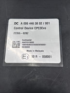 2019 Freightliner Cascadia CPC3Evo Control Module - P/N: A006 446 38 02/ 001