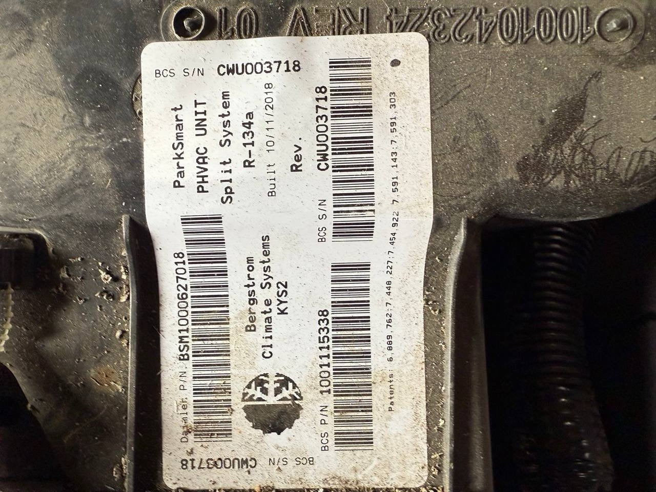 Genuine Freightliner HVAC Loop Assembly BSM1000627018