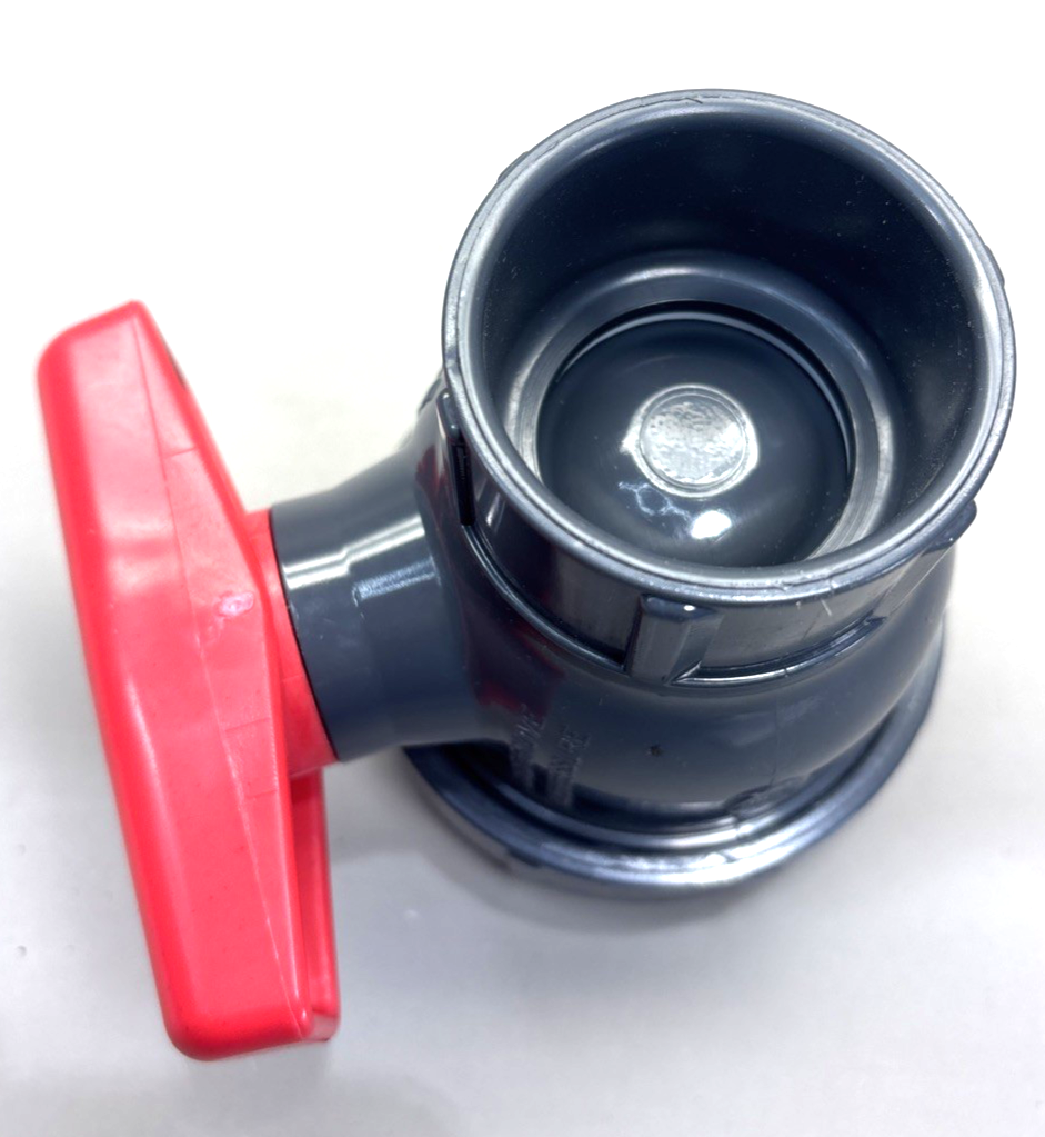 New Spears 2422-015G Single Entry Ball Valve, 1-1/2", Socket End Style, PVC