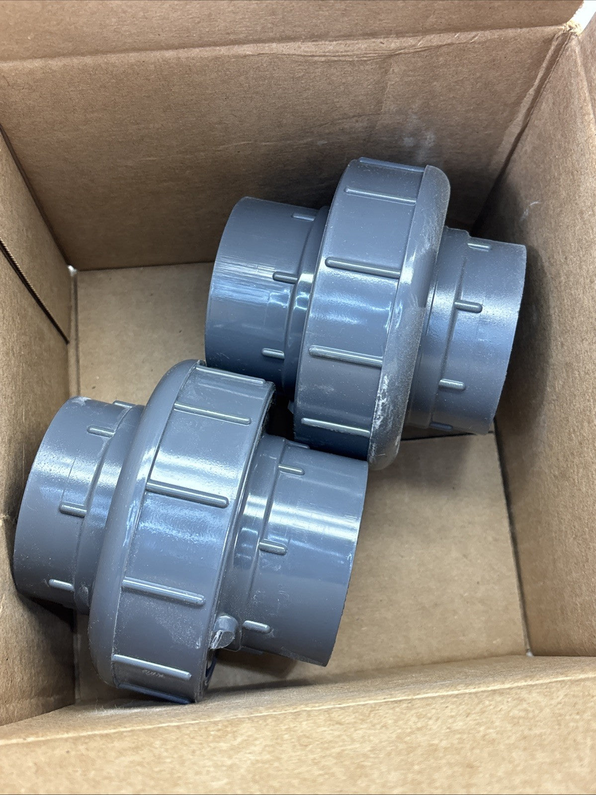 (2) +GF+ GEORG FISCHER 897-375-020 2" SCH 80 UNION TYPE 375 EPDM PVC SOCKET