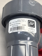 New Spears 2422-010G Single Entry Ball Valve, 1" Socket End Style, PVC