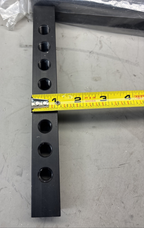 1- Polyconn PCJB250-8 1/4" x 3/8" Black 4 Port Junction Block, 2 new