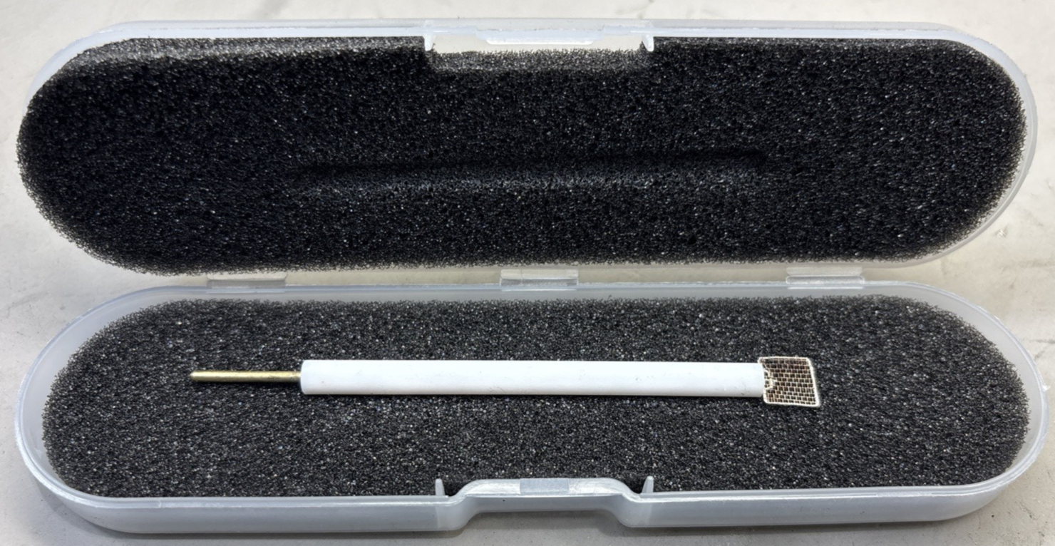 1Pc Purity 99.99% Pt Platinum Electrode Platinum Plate Electrode PTFE Rod 6x80mm