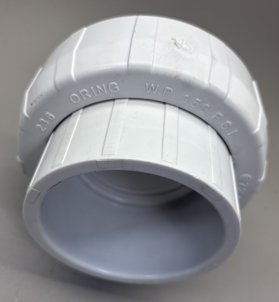 LASCO U.S.A. 3" PLT3 236 O-Ring W.P. 150 PSI 73F NSF/ANSI 61 PVC1