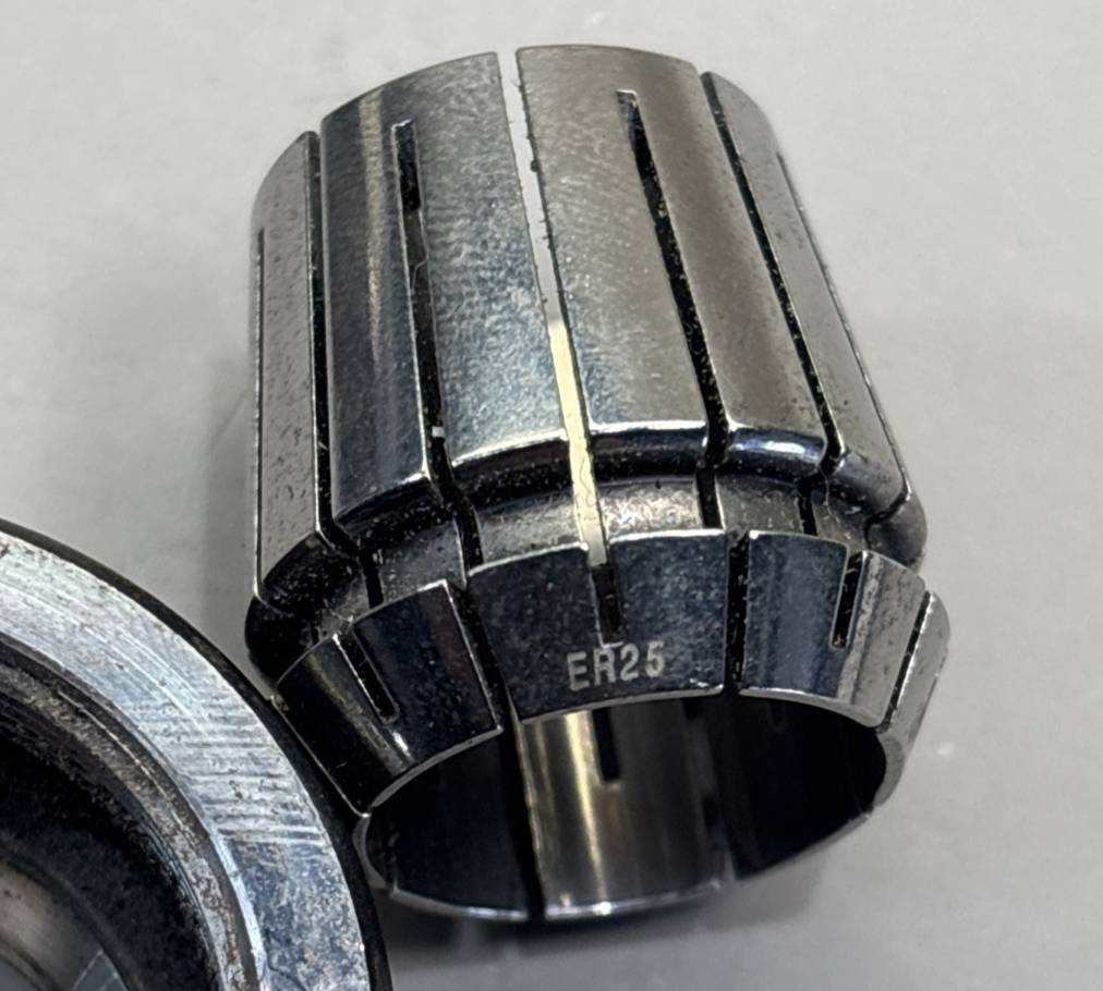6 PCS - ER-25 1/2", 9/32 ,5-4 ,3/8, 3/4 Spring Collet Different sizes