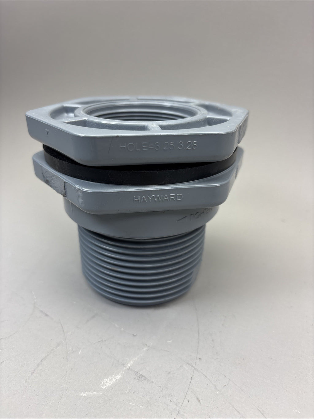 Hayward Flow Control Bfa2020tes Bulkhead Tank Fitting, 2", Cpvc/Epdm, Fpt X Fpt