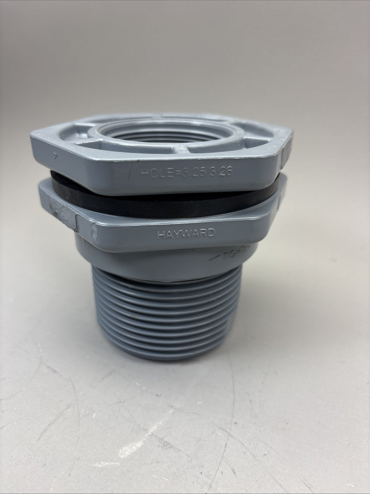 Hayward Flow Control Bfa2020tes Bulkhead Tank Fitting, 2", Cpvc/Epdm, Fpt X Fpt