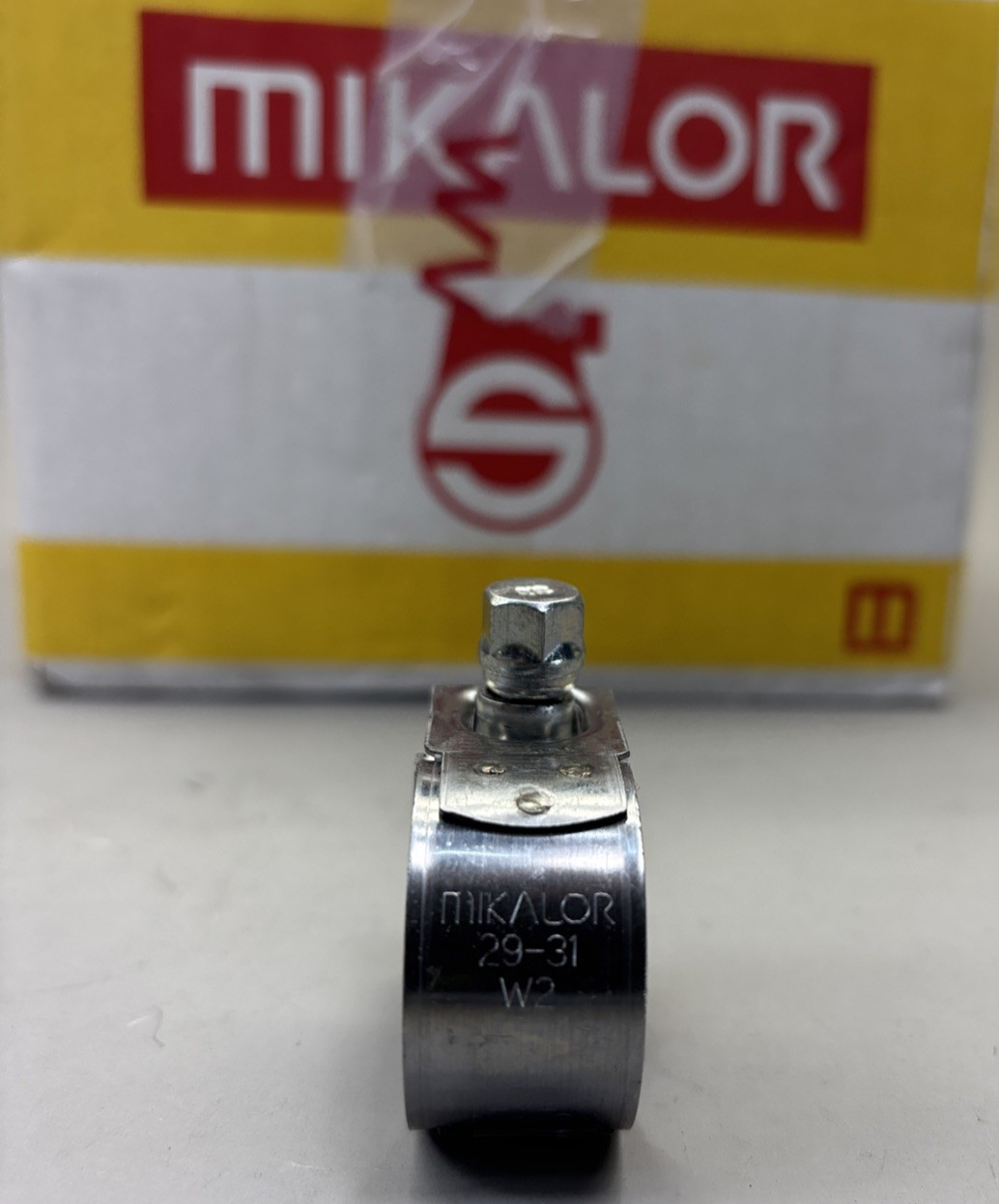 29-31 mm Bolt Clamp Mikalor SUPRA Heavy Duty Bolt Clamp W2 M.8 03019071 10 Pack
