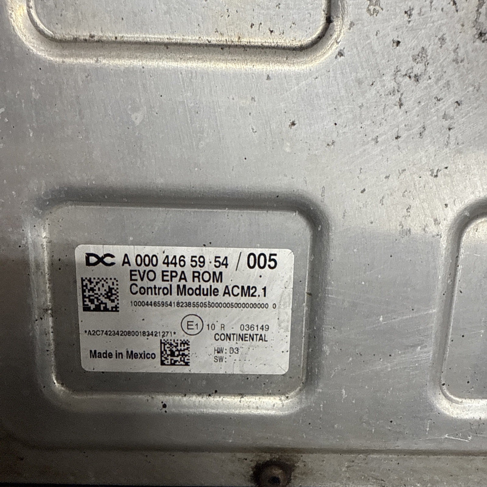 ECM #A000 446 59 54 / 005 from  Freightliner Cascadia   with Detroit DD15 ACM2.1