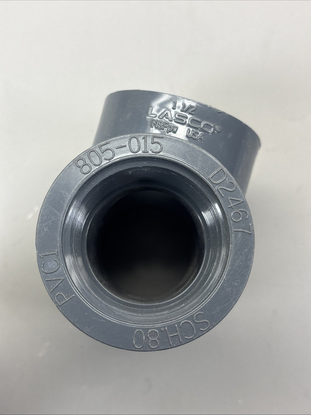 Lasco 805-015 SCH80 PVC TEE Pipe 1-1/2” FPT (Lot Of 2)