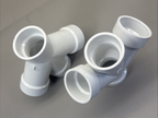 Nibco 4834 Sch 40 PVC/DWV 2” X 1-1/2” Double Wye Lot Of 2