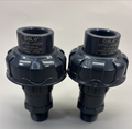 2PACK SLG UPVC Valve Pipe Fittings 1/2" DN15 150 PSI 20 mm Male adapter PN25