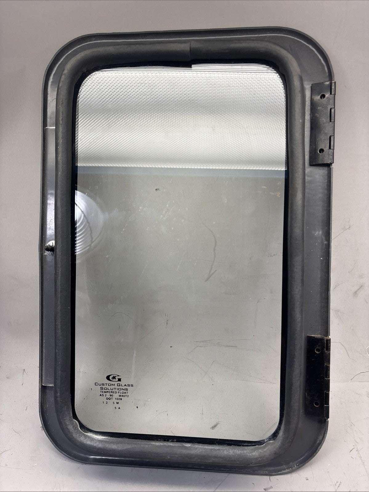 Mack 3200-32C2026730C Charcoal LHS Peep Window Assembly