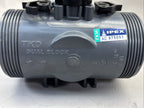 IPEX 50  1" 1/2 TKD 3 WAY TU BALL VALVE PVC AC975706/975693 DUAL BLOCK DN40