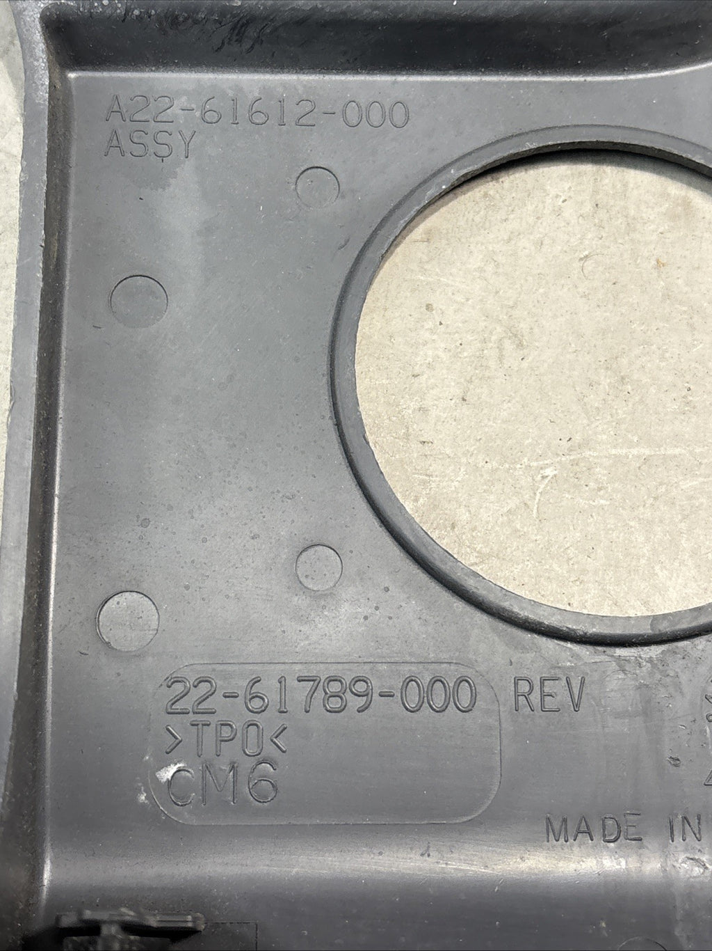 FREIGHTLINER HEADLAMP PANEL SWITCH COVER A22-61612-000 22-61789-000