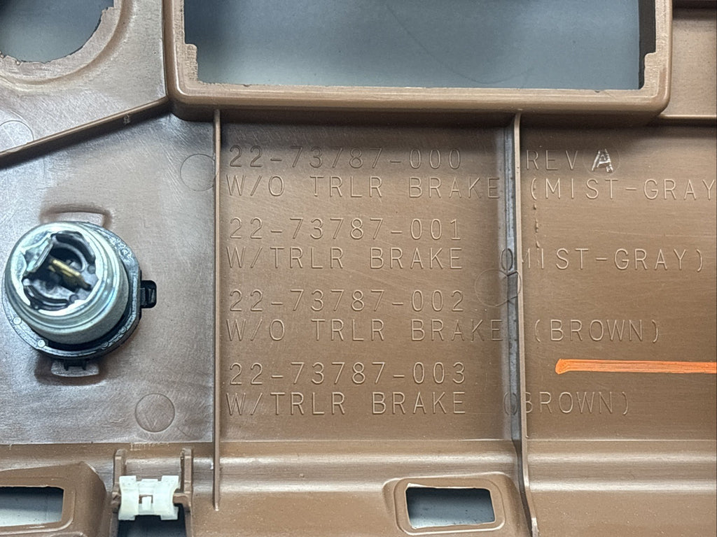 2020 Freightliner Cascadia 126 Dash Panel Trim A22-73787-002 / A22-73789-002