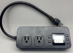 Electricity Usage Monitor, Power Consumption Watt Voltage Amp Meter Black