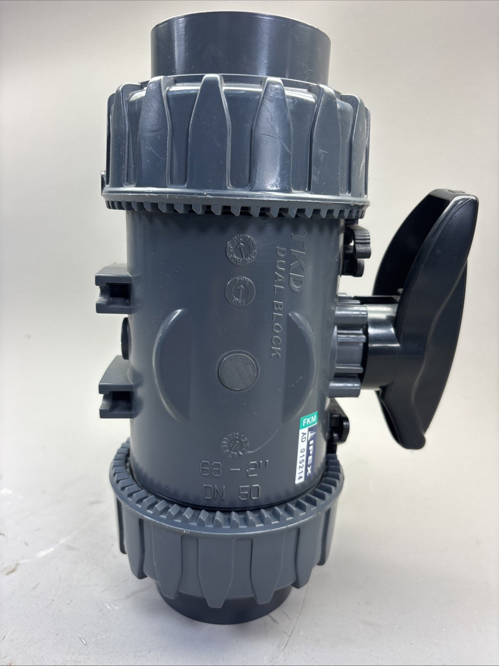 IPEX FKM 63-2"DN 50, 3 Way TKD Dual Block Ball Valve 015214