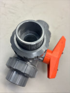 Georg Fischer +GF+ 3-Way Ball Valve, 1 1/4"DN32  PVC-U EPDM Typ 543 PN10