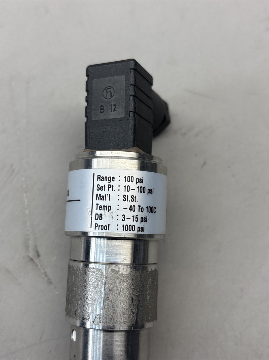 PROSENSE MPS25-1C-D100D 125VAC 3A 10-100PSI.