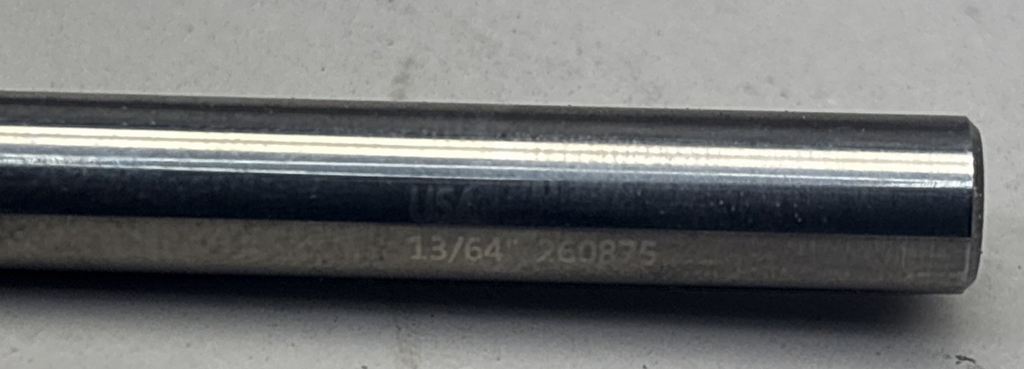 Melin Tool AMG-806-1/2-B 13/64" x 1/4" 2 Flute SE BE Carbide