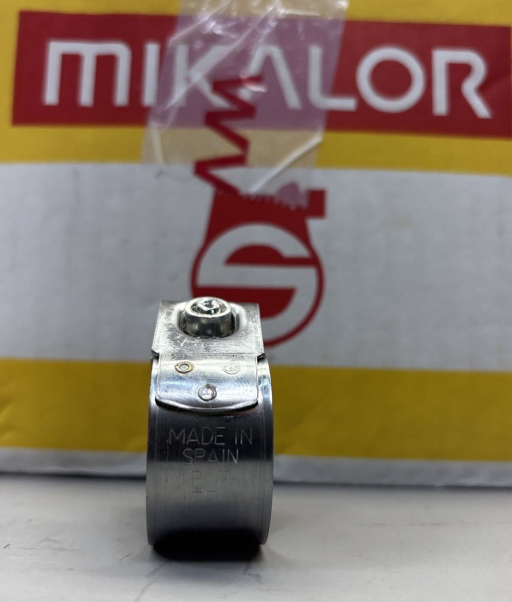 29-31 mm Bolt Clamp Mikalor SUPRA Heavy Duty Bolt Clamp W2 M.8 03019071 10 Pack