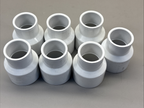 LOT of 7 - Spears 429-211 | 1-1/2X1 PVC Reducing Coupling Socket Sch40