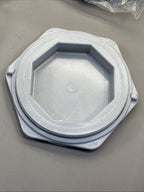 LOT of 5 - Hubbell-Wiegmann Hw-Fghp Hole Plug, Gray, Matte, HP 14