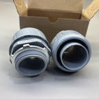 SEALPROOF SYSTEM 8411, 1-1/2" NON-METALLIC STRAIGHT CONNECTORS GRAY ( 2 PACK )