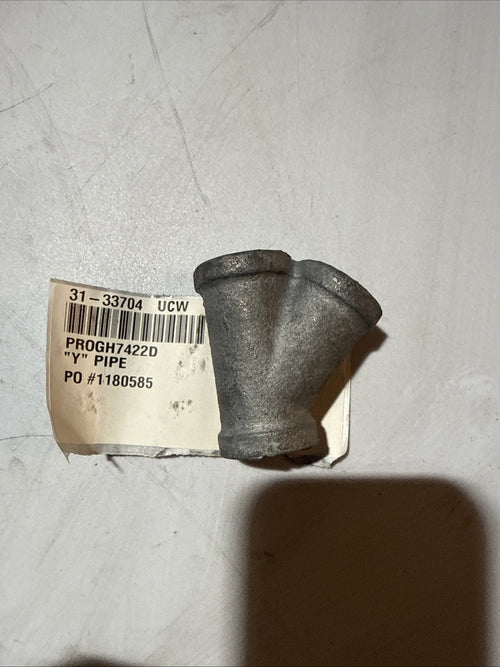 "Y" PIPE 1/2" NPT, FEMALE, GALV PRO-PAR Part #PROGH7422D Interchange Part #GH742