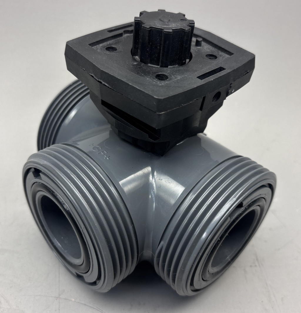 Georg Fischer +GF+ 3-Way Ball Valve DN40 PVC-U EPDM Typ 543 PN10 230300